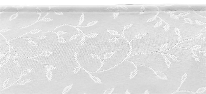 Běhoun Konsimo FRIDO / 40 x 180 cm / 100% polyester / bílá Varianta: ivi1