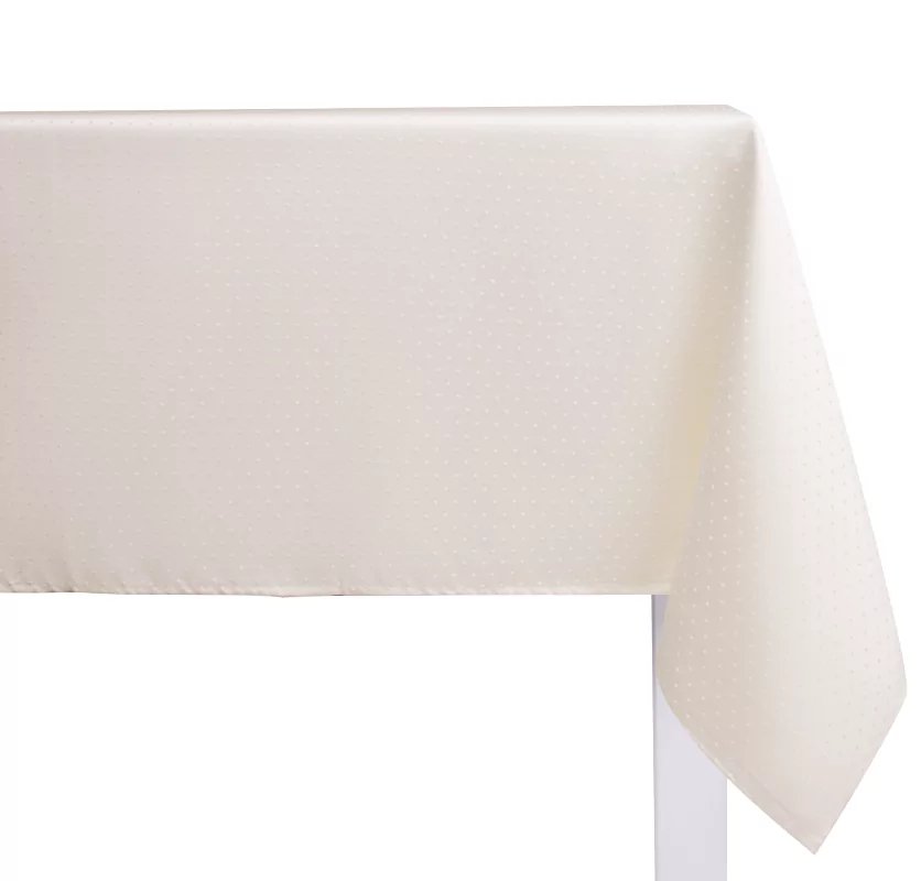 FESTI Ubrus 140 x 240 cm / polyester / Ecru Varianta: ivi1