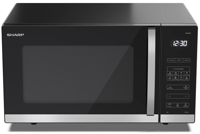 Mikrovlnná trouba Sharp YC-QS302AE-B / 900 W / 30 l / stříbrná/černá Varianta: ivi6