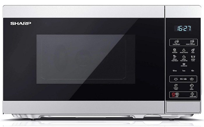 Mikrovlnná trouba Sharp YC-MS02U-S / 800 W / 20 l / stříbrná Varianta: ivi2