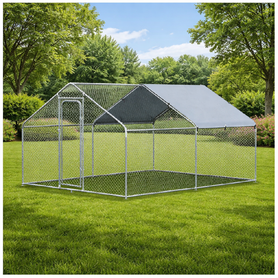 Výběh pro slepice BestBerg BBCH-12 / 12 m² / 300 x 400 x 195 cm / kurník Varianta: ivi0