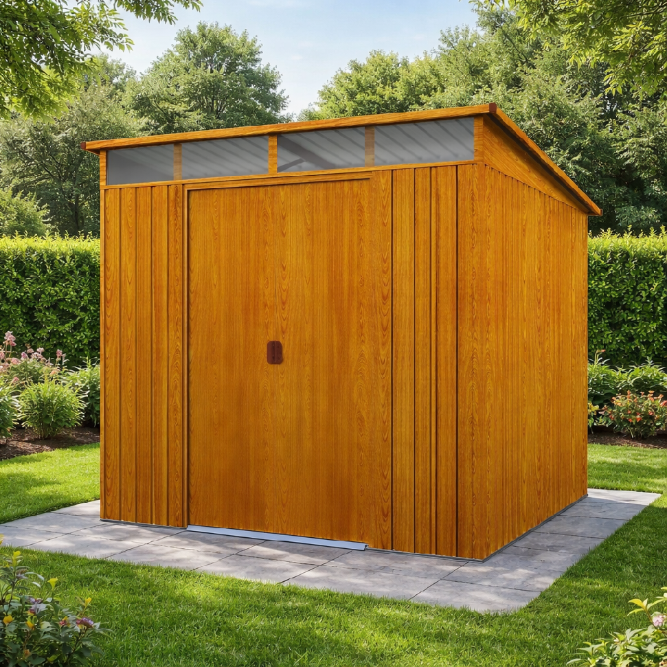 Zahradní domek BestBerg ZD-808RW / 5,6 m² / 236 × 238 × 203 cm / dekor dřeva Varianta: ivi0