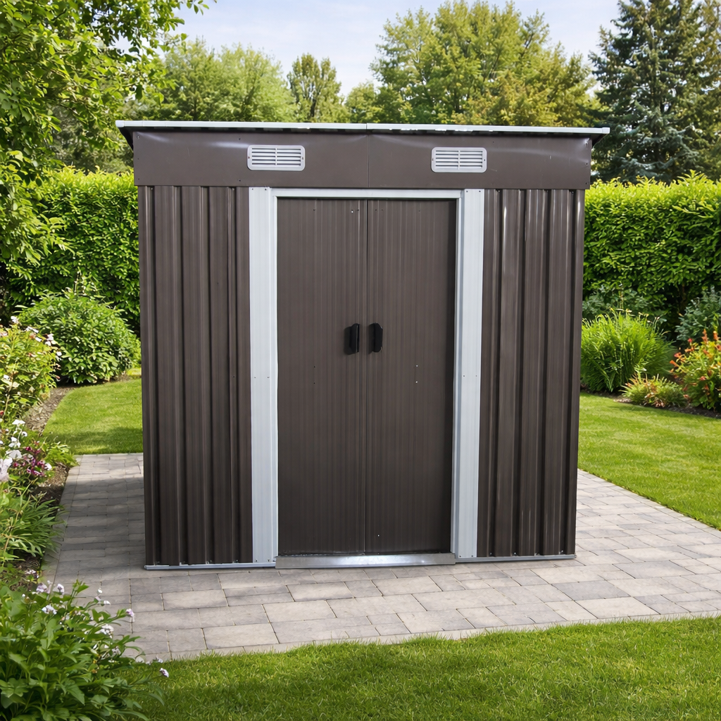 Zahradní domek BestBerg BBSH-406G / 2,25 m² / 121 x 194 x 192 cm / šedá Varianta: ivi0