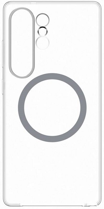 Ochranný kryt s magnetickým úchytem na mobil Samsung Galaxy S25 Ultra (GP-FPS938SAATW) / transparentní Varianta: ivi1