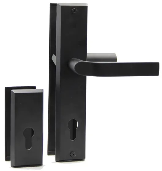 Sada dveřního kování O.K. Doors P55 012K/02 / ocel / černá Varianta: ivi1