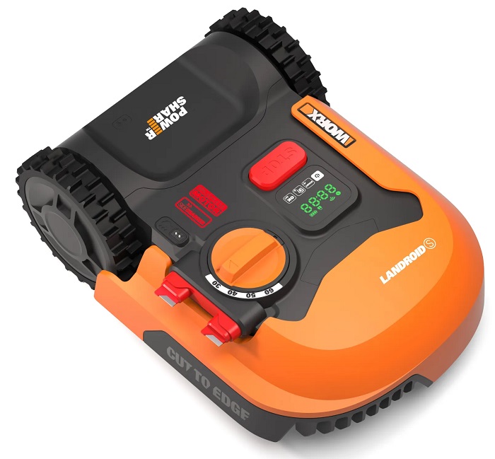 Worx Robotická sekačka W0RX Landroid S250 (WR168E) / 250 m² / 59 dB / šířka sečení 16 cm / černá/oranžová Varianta: ivi6