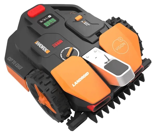 Robotická sekačka Worx VISION S250 (WR202E) / 250 m² / 58 dB / šířka střihu 18 cm / černá/oranžová Varianta: ivi1