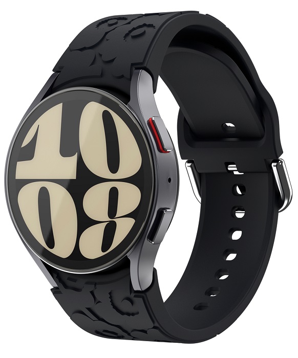 Řemínek Samsung Anymode Marimekko (GP-TYR940AMBBW) pro chytré hodinky Galaxy Watch6/7 / Black Varianta: ivi1