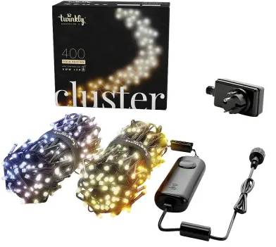 LED světelný řetěz Twinkly Cluster / 6 m / teplá/studená bílá Varianta: ivi1