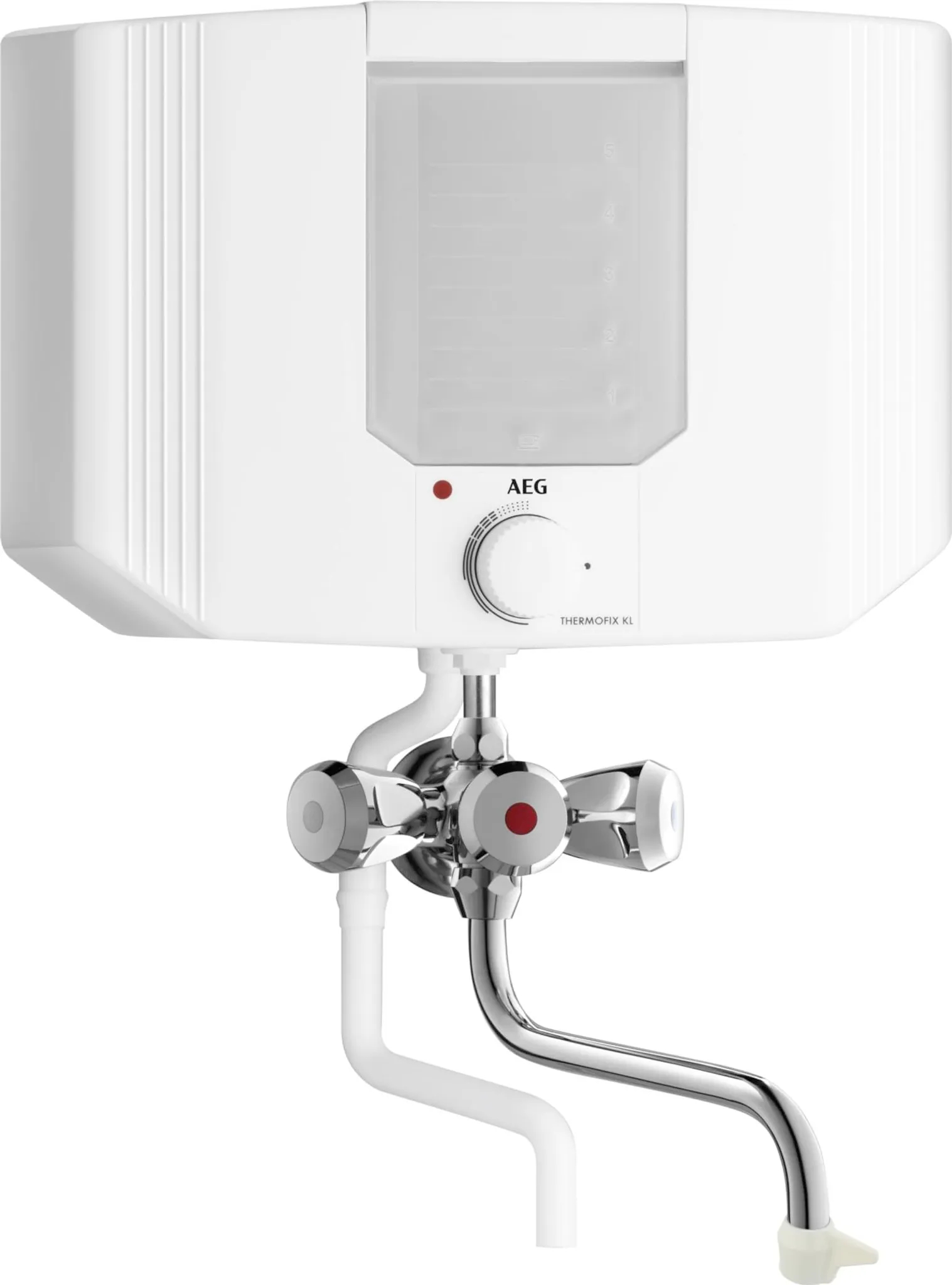 Průtokový ohřívač vody AEG Thermofix KL / 2000 W / 5 l / 35–100 °C / bílá Varianta: ivi1