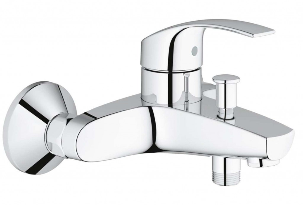 Vanová baterie Grohe Eurosmart (33300002) / rozteč 150 mm / páková / chrom Varianta: ivi1