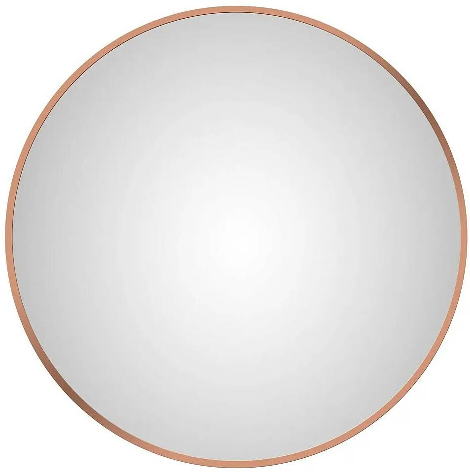 Zrcadlo v rámu DSK Excellent / 60 cm / kulaté / měděná Varianta: ivi2