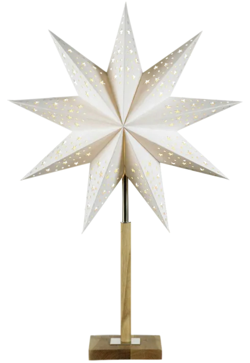 Světelná dekorace hvězda Markslöjd Solvalla / 25 W / bílá Varianta: ivi1