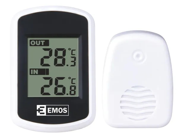 Teploměr bezdrátový Emos E0042 / -40 až +60 °C / bílá Varianta: ivi1