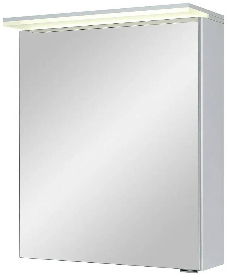Zrcadlová skříňka s LED osvětlením Riva Matrix / 60 x 72,4 cm / bílá Varianta: ivi1