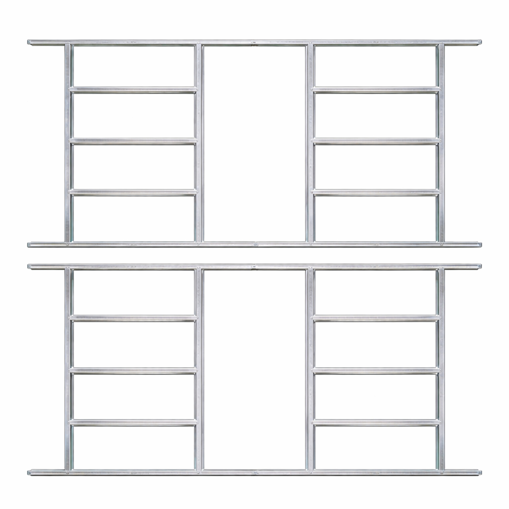 Základna BBSH-B3 pro zahradní domek BestBerg BBSH-1208 / 284 x 242 cm / ocel / stříbrná Varianta: ivi0