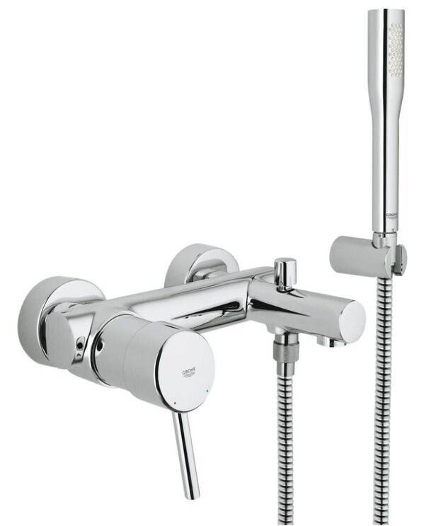 Páková vanová baterie Grohe Concetto (32212001) / keramická kartuše 46 mm / DN 15 / chrom Varianta: ivi1