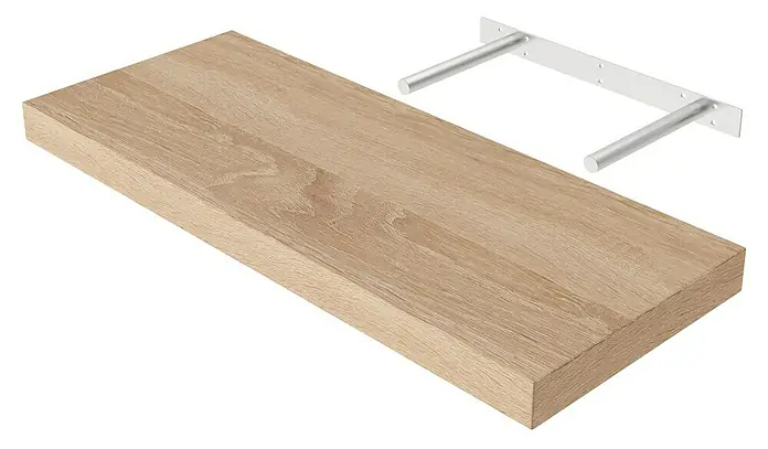 Nástěnná police Regalux XL4 / 60 x 24 x 3,8 cm / nosnost 12 kg / dub Varianta: ivi1