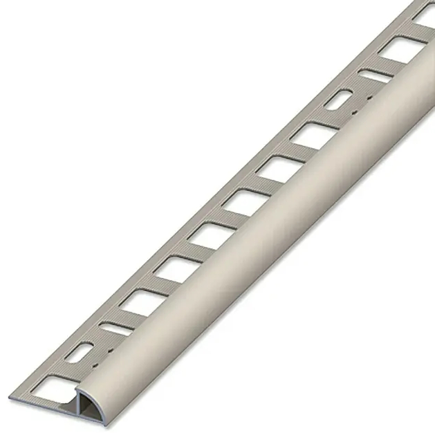 German Čtvrtkruhový profil / 1 m x 10 mm / titanová Varianta: ivi1