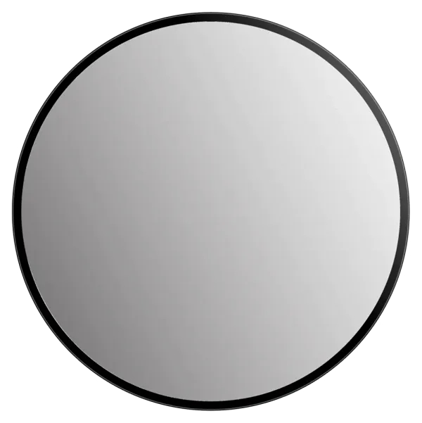Zrcadlo DSK Picasso / ø 25 cm / černá Varianta: ivi1