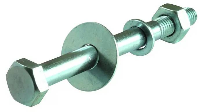 German Šroub / M10 x 110 mm / 3 ks / ocel / stříbrná Varianta: ivi6