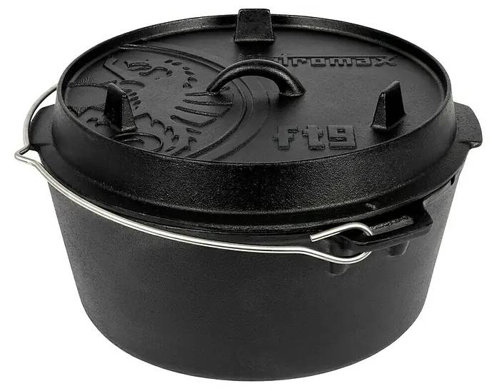 Litinový kotlík s poklicí Petromax Dutch Oven / 7,5 l / 36,4 x 19,2 cm / černá Varianta: ivi1