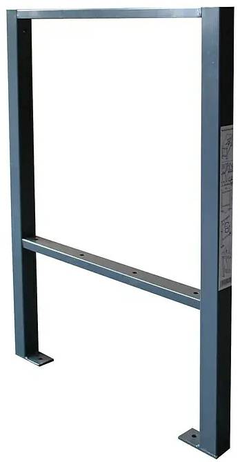 German Podnoží pracovního stolu / 58 x 82,5 cm / ocel / modrá Varianta: ivi1