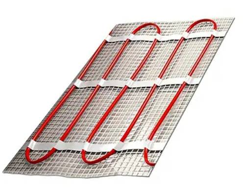 Podlahové vytápění Admiral E-Power Comfort / 3 m² / 6 x 0,5 m / 450 W / bílá/červená/šedá Varianta: ivi1