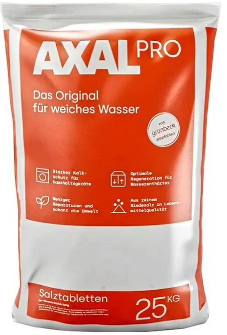 Solné tablety pro změkčování vody Axal Pro / 25 kg / chlorid sodný / bílá Varianta: ivi1