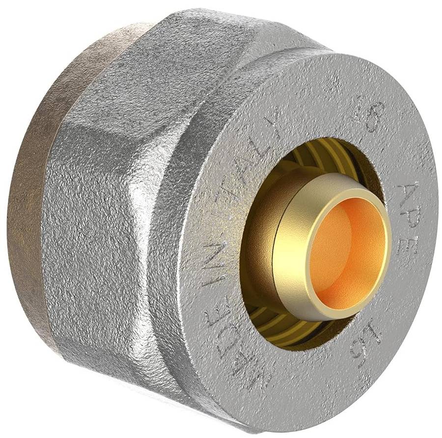 Svěrné šroubení Comisa / 16 mm / ½″ / vhodné pro pitnou vodu / stříbrná Varianta: ivi1