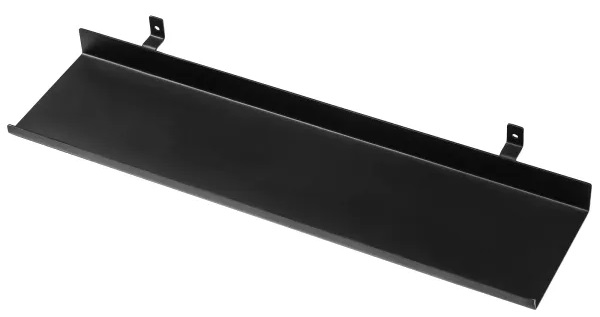 Police pro akustické panely Millex / 40 × 10 × 2,5 cm / černá Varianta: ivi2