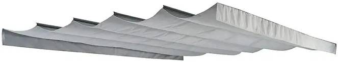 Náhradní střecha pro Sunfun Kreta 333 x 318 cm / gramáž tkaniny 300 g/m² / šedá Varianta: ivi1