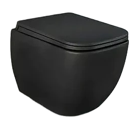 Závěsné WC RAK Ceramics Metropolitan / keramika / černá Varianta: ivi1