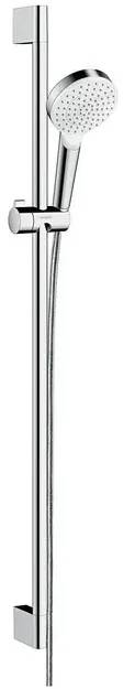 Sprchová sada Hansgrohe Crometta (26537400) / hlavice 100 mm / 1 proud / chrom / bílá Varianta: ivi1