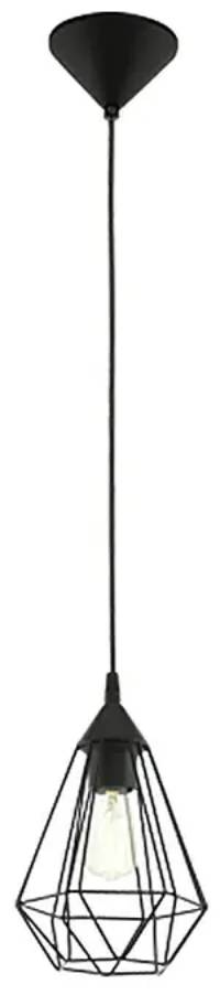 Závěsné svítidlo Eglo Tarbes (94187) / E27 / výška 110 cm / ocel / černá Varianta: ivi1