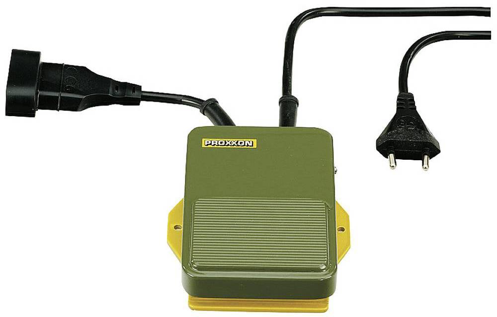Nožní spínač Proxxon FS P28700 / max. zatížení 500 W / pro stolní i ruční elektrické přístroje / zelená / černá Varianta: ivi1