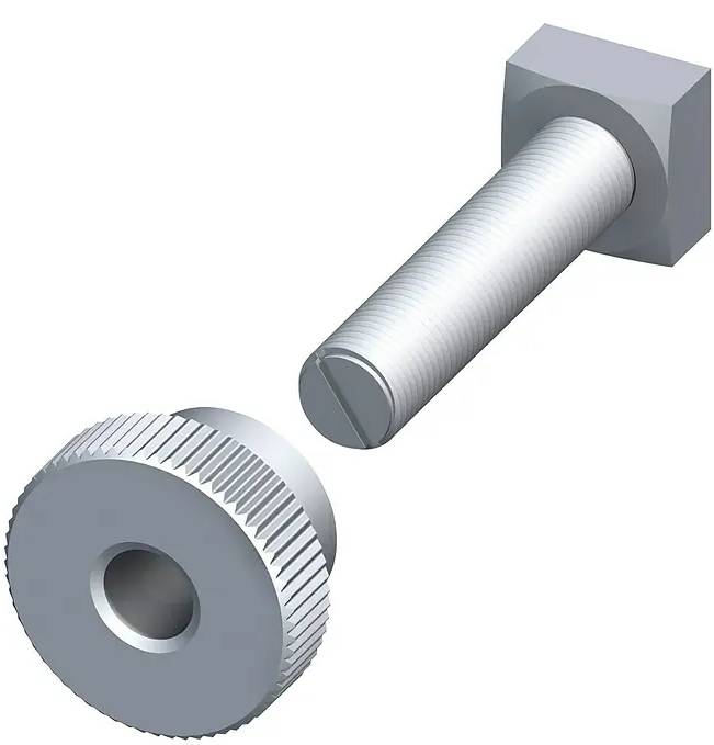 Montážní sada pro háky Kantoflex Coaxis / kov / stříbrná Varianta: ivi1