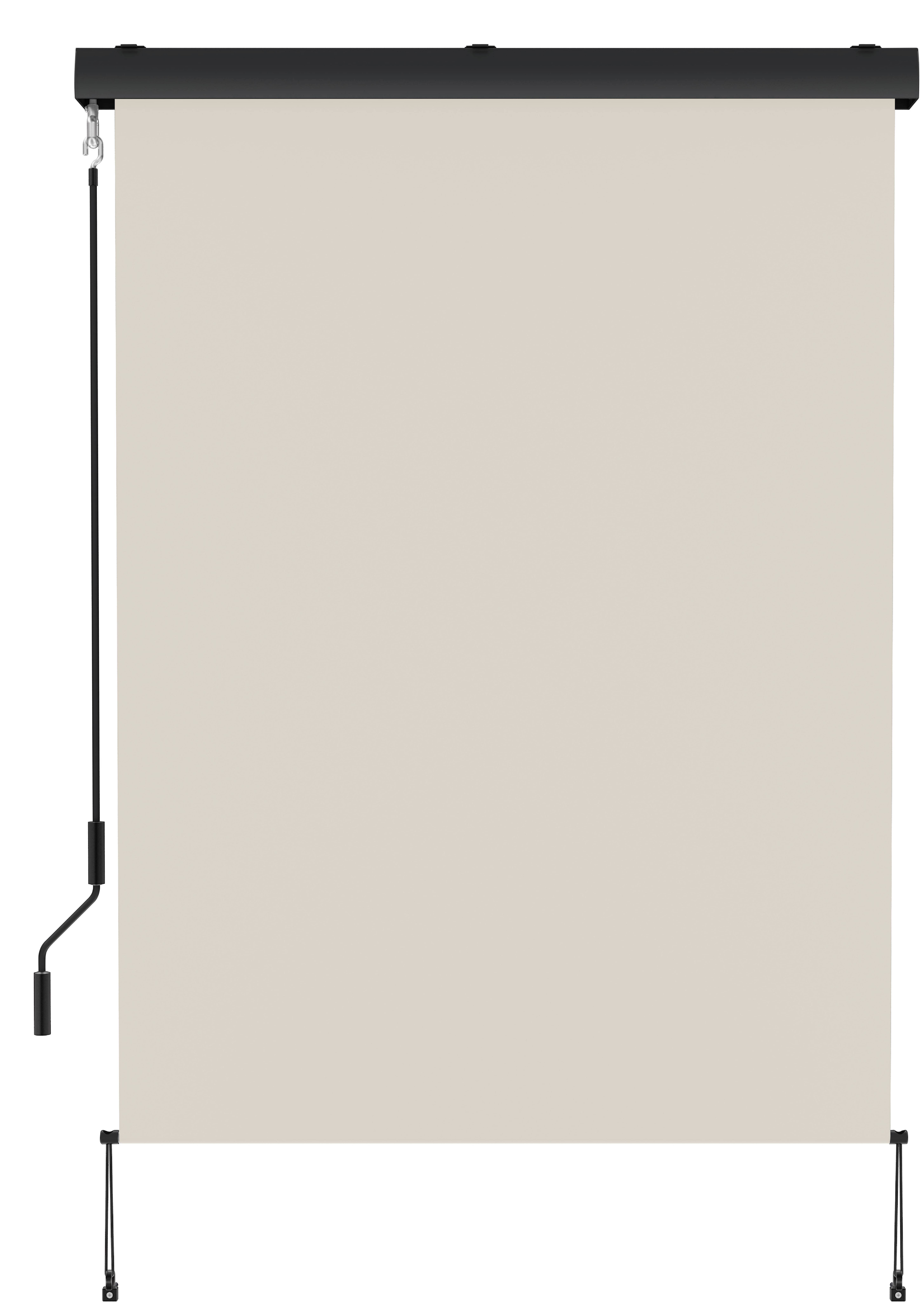 Vertikální markýza BestBerg BBSU-C140C / 140 x 250 cm / černá/krémová Varianta: ivi0