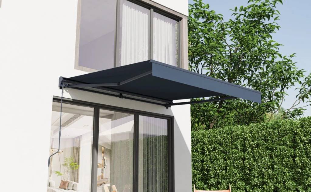 Elektrická markýza BestBerg BBSU-E295CG / 295 x 250 cm / šedá Varianta: ivi0