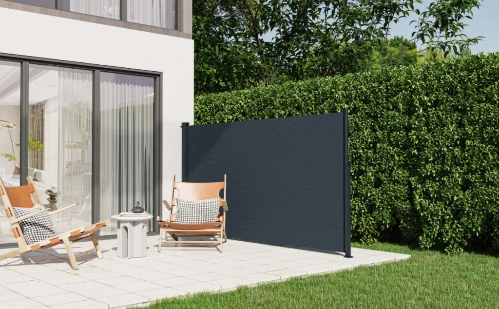 Zatahovací markýza/boční zástěna BestBerg BBSU-S350CG / 180 × 350 cm / šedá Varianta: ivi0