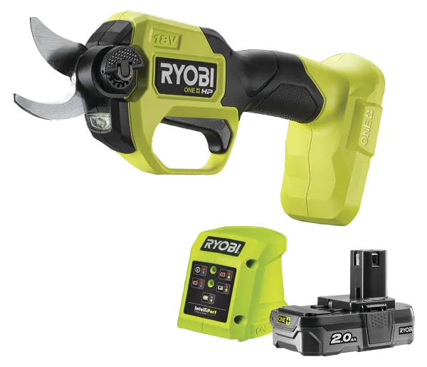 Aku zahradnické nůžky Ryobi RY18SCXA-120T / 18 V / žlutá/černá Varianta: ivi1