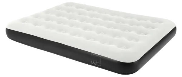 German Nafukovací matrace / 191 × 137 x 22 cm / PVC / černá/bílá Varianta: ivi1