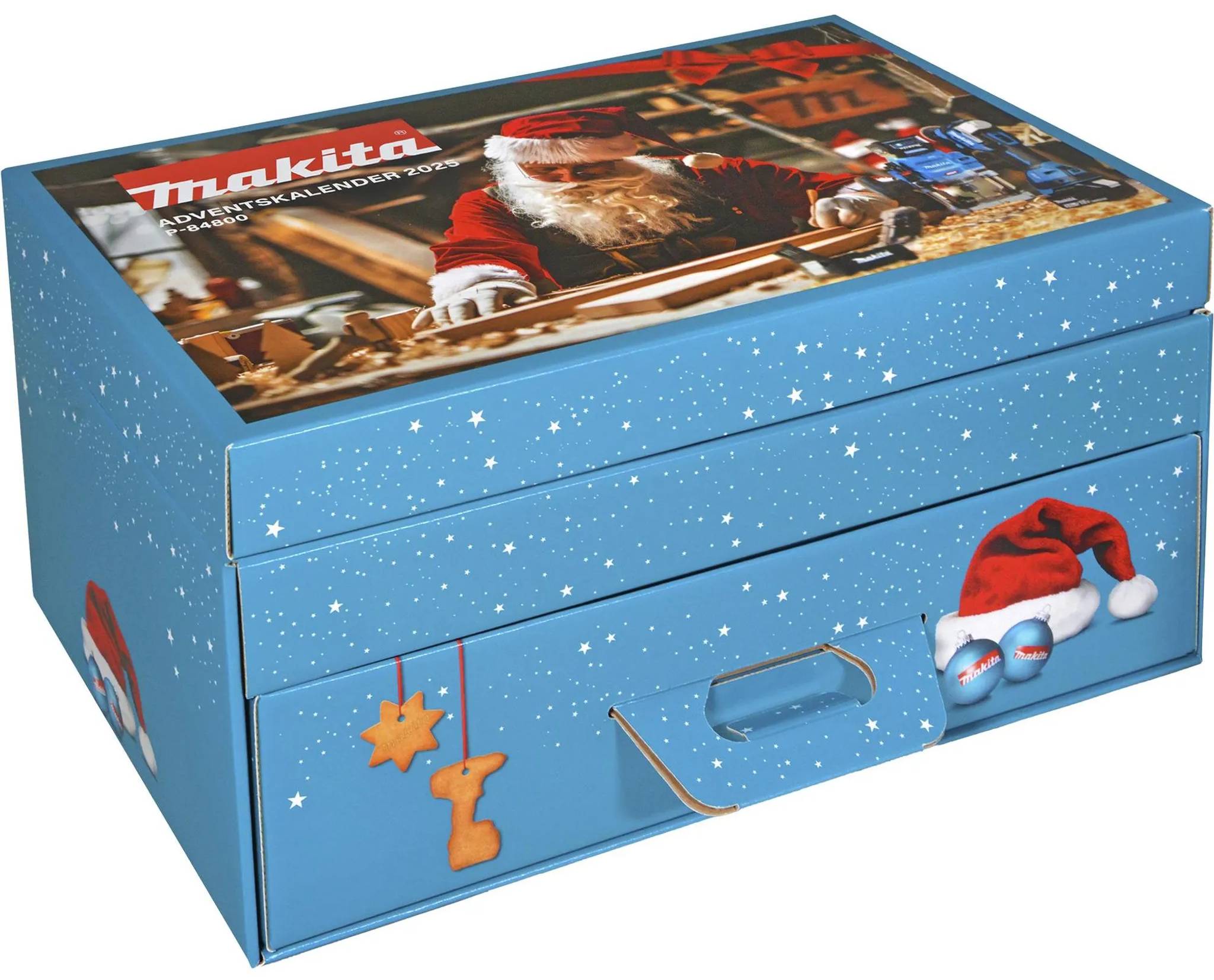 Adventní kalendář Makita 2025 P-84800 / 24 dvířek / vícebarevná Varianta: ivi1