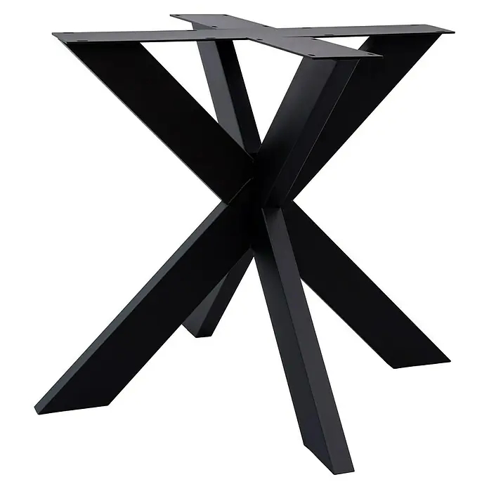 Stolová noha CITYLINE Spider / 90 x 90 x 72 cm / černá Varianta: ivi1