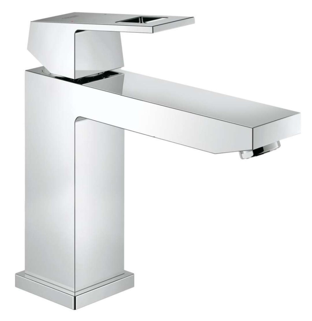 Umyvadlová baterie Grohe Eurocube (23446000) / bez výpusti / keramická kartuše 28 mm / stříbrná Varianta: ivi1