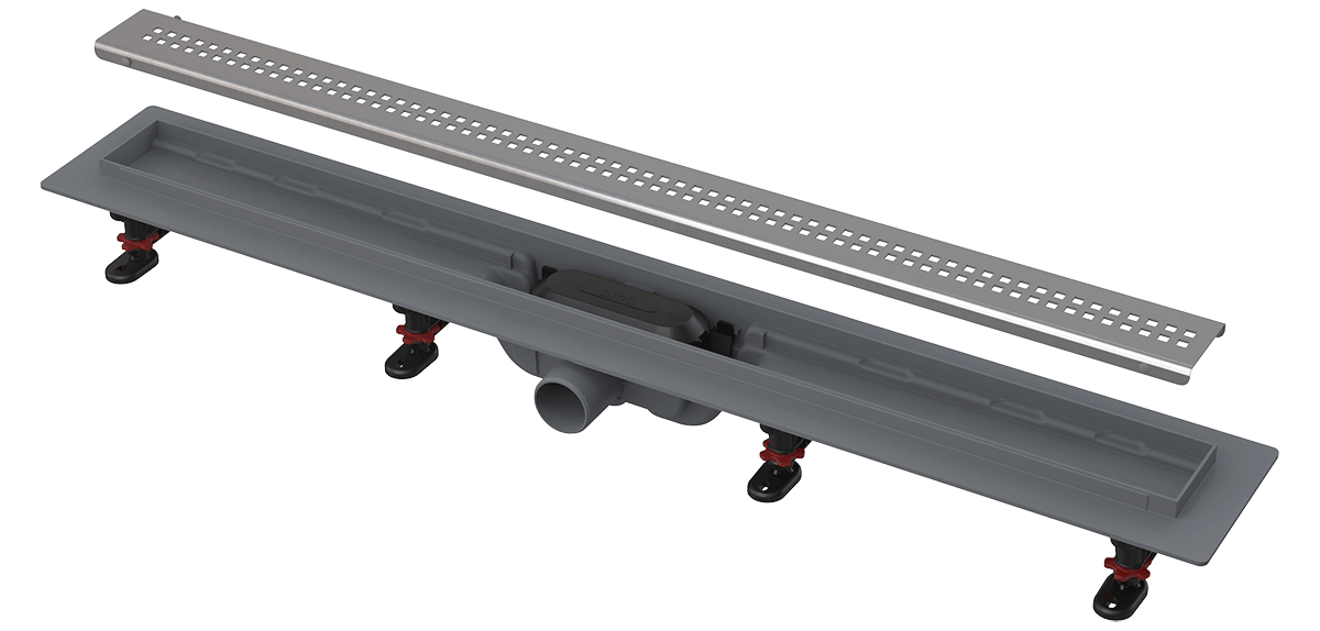 Sprchový žlab Alca Simple APZ9-850M / nosnost 300 kg / 28 l/min / 85 cm / nerez/černá Varianta: ivi1