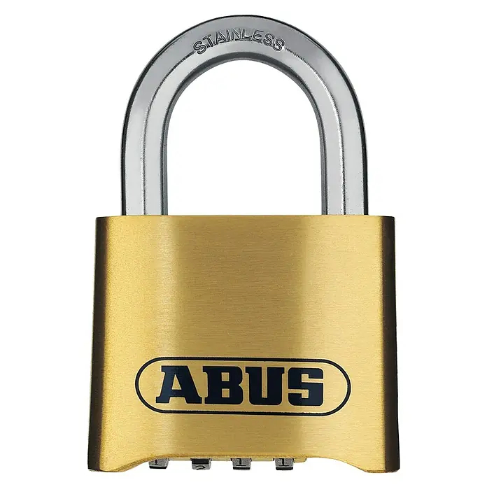 Kombinační zámek Abus Lock-Tag 180IB/50 / číselný kód / 5,2 x 7,7 x 2,4 cm / zlatá/stříbrná Varianta: ivi1