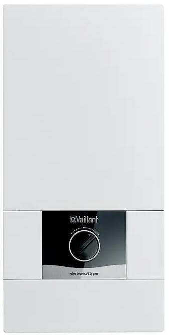 Elektrický průtokový ohřívač vody Vaillant VED E 18/8 B / 18 kW / průtok vody až 8 l/min / bílá Varianta: ivi1