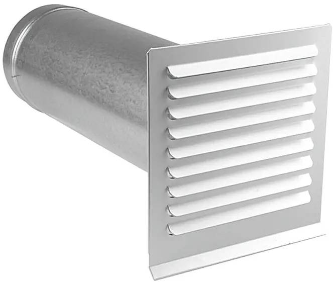 Větrací mřížka Air-Circle / 100 mm / 31-45 cm / hliník / stříbrná Varianta: ivi1