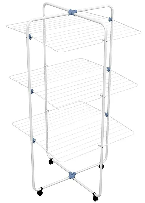 Sušák na prádlo Gimi VIP 3 / ocel / nosnost 40 kg / bílá/modrá Varianta: ivi1